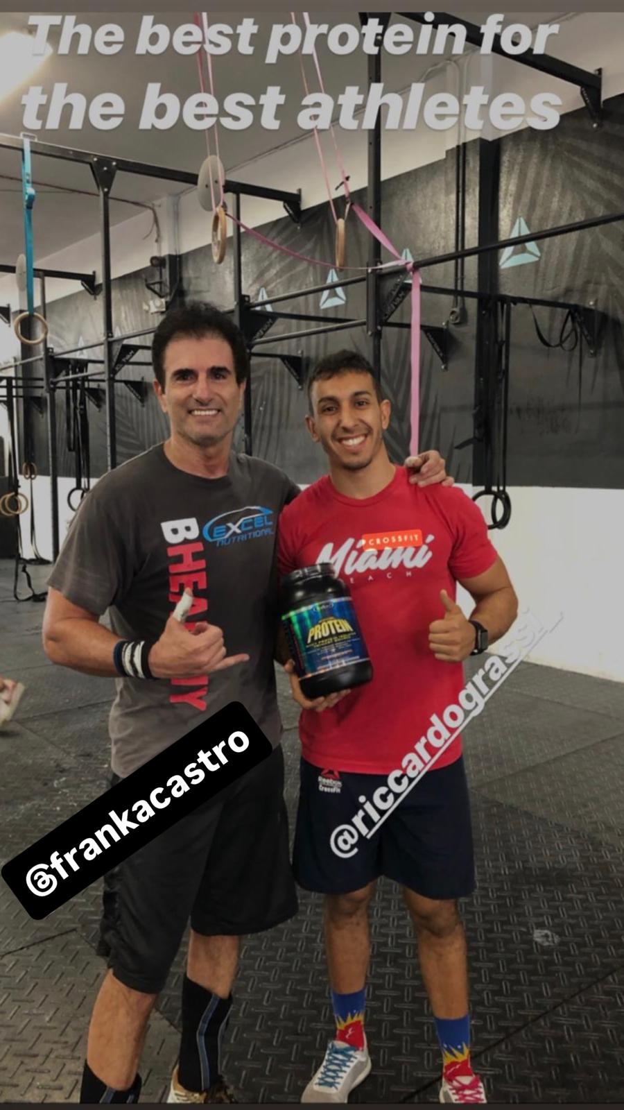 Athletes with Excel Protein