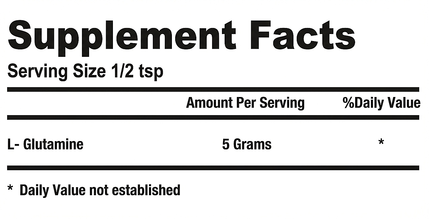 Excel L-Glutamine - Image 2